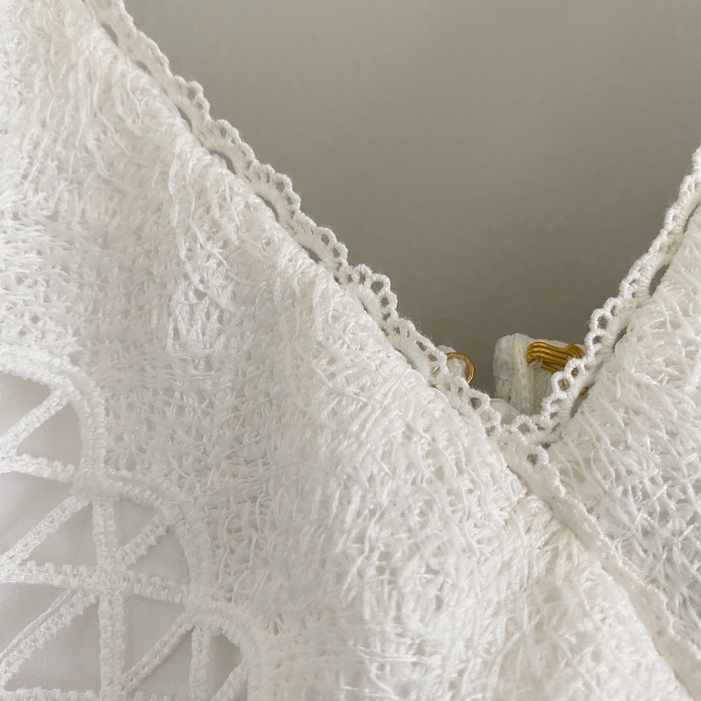 Guess LA White Eyelet Dress - Picture 5 of 8